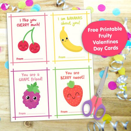 Valentines Fruity Cards